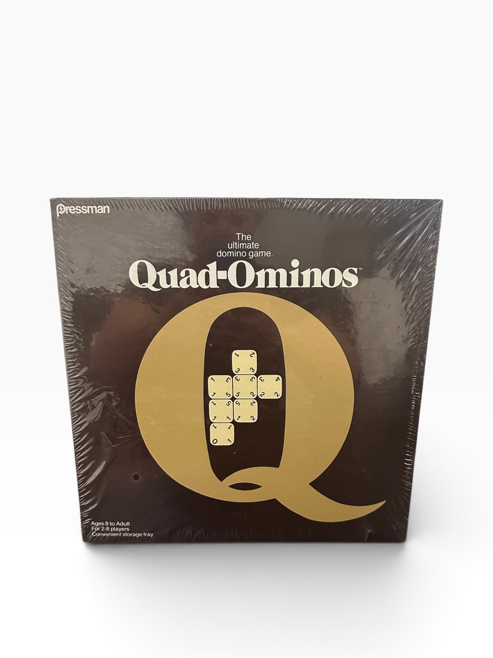 Vintage 1978 New - sealed box Pressman QUAD-OMINOS THE ULTIMATE DOMINO GAME